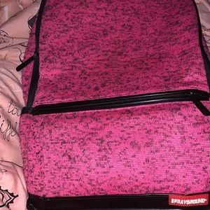 Spray ground backpack